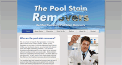 Desktop Screenshot of poolstainremovers.com
